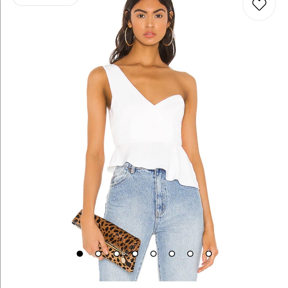 Superdown top- Karlie , white, NWT